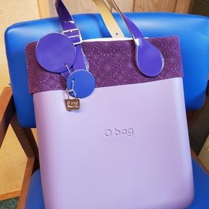 O bag Italy O Chic Eva Compound Tote13”W x11”H NWT